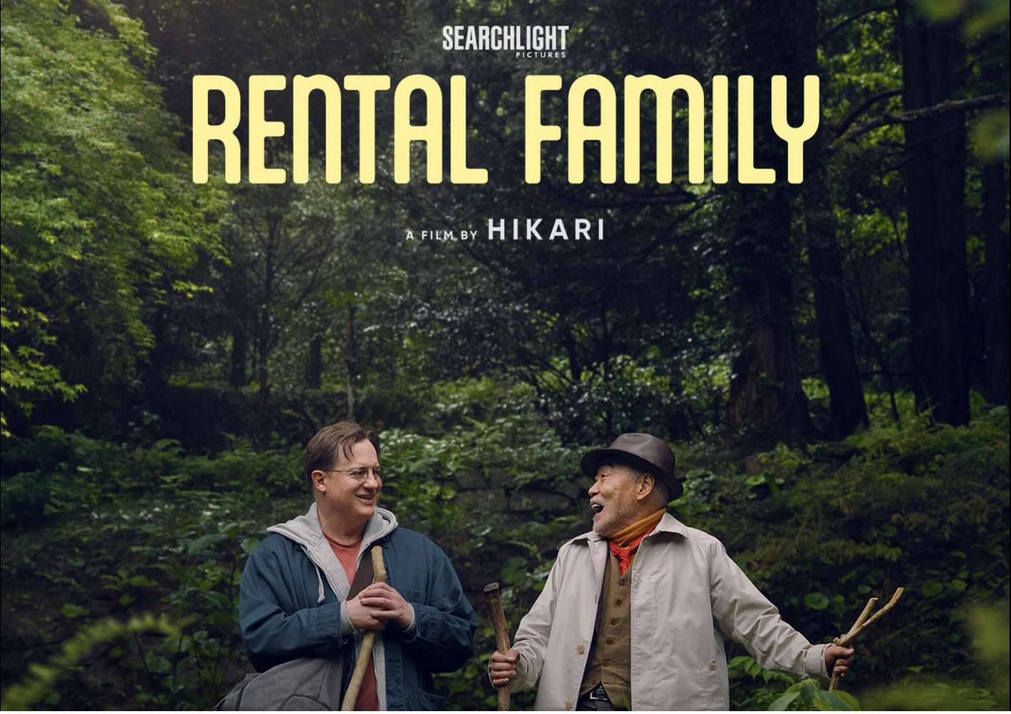 Movie Poster for Rental Family, a film by Hikari